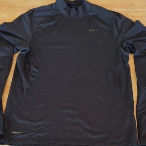 Nike Fit Dry Black Long Sleeve Small